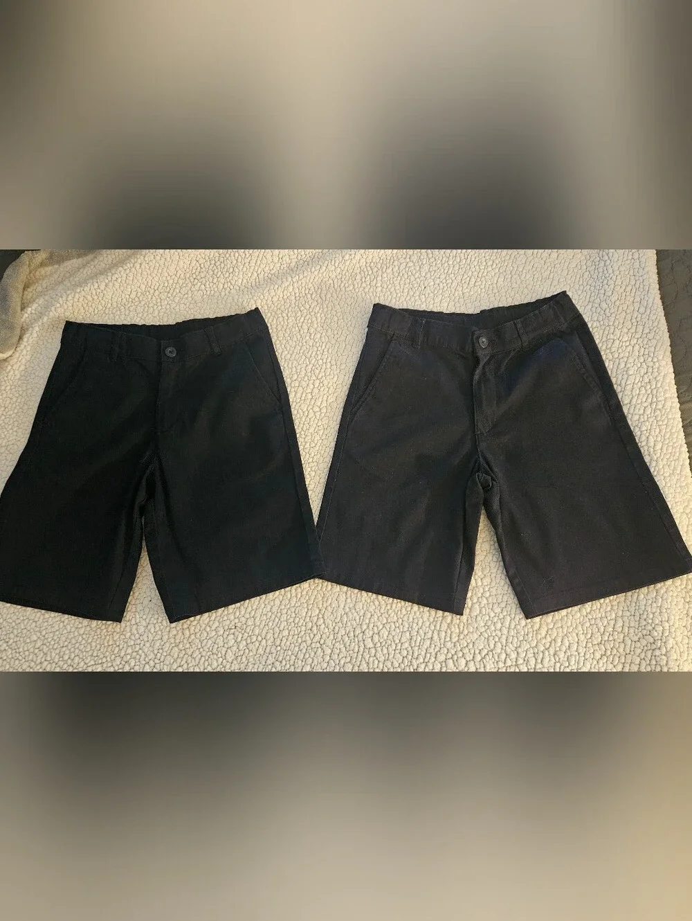 Boy's Classic Uniform Blue Chino Shorts Size 12